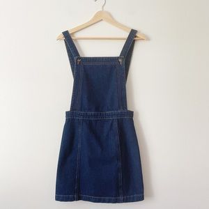 TopShop pinafore denim dress